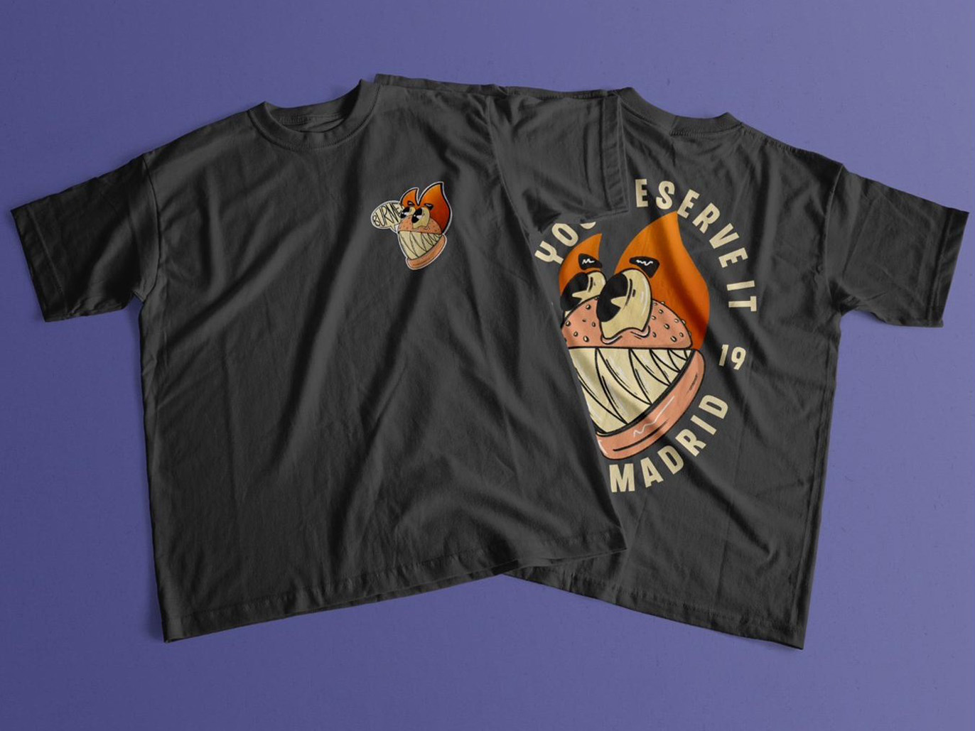 Camisetas con las ilustraciones de Burmet